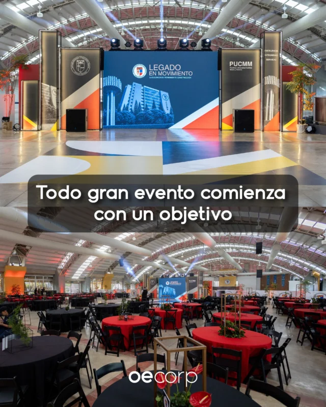 Un gran evento no comienza con el montaje. Comienza entendiendo qué quiere lograr una marca.⁣​

 A partir de ahí, cada decisión comienza a tomar forma: el espacio, el diseño, la producción, la logística y cada detalle que vivirá el invitado. ⁣​

⁣​En OE Corp convertimos objetivos en experiencias cuidadosamente planificadas, producidas y ejecutadas. ⁣​

⁣​Cuéntanos qué quieres lograr. Nosotros nos encargamos de hacerlo realidad.​